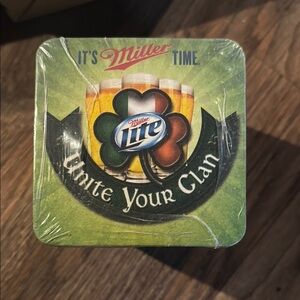 Miller Lite Coaster Set